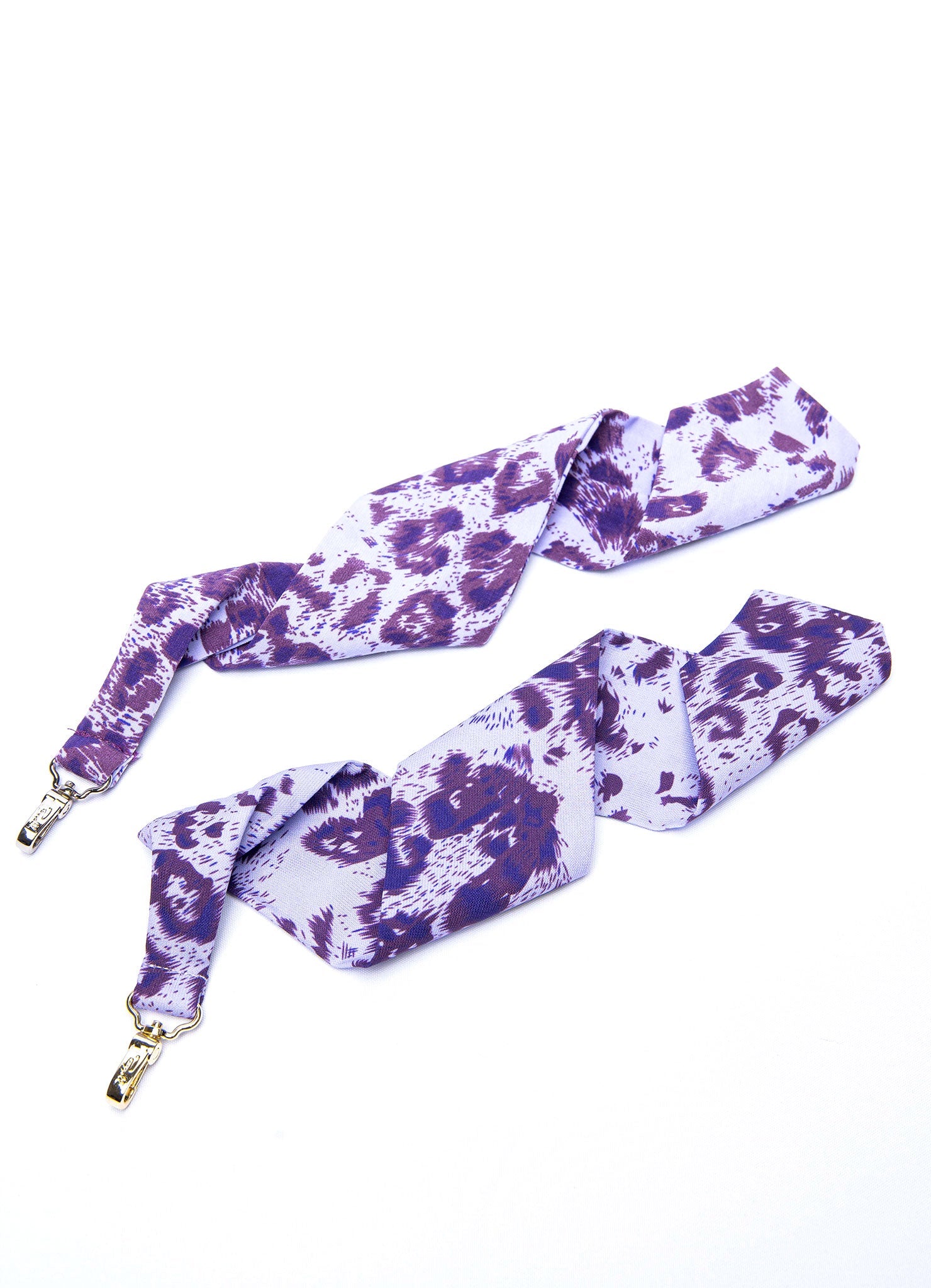 Purple Leopard Ribbon - Peggell