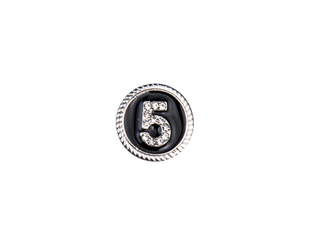 Round coco no5 black + silver - Peggell Mallorca SL