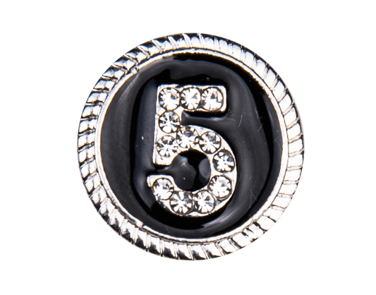 Round coco no5 black + silver - Peggell Mallorca SL