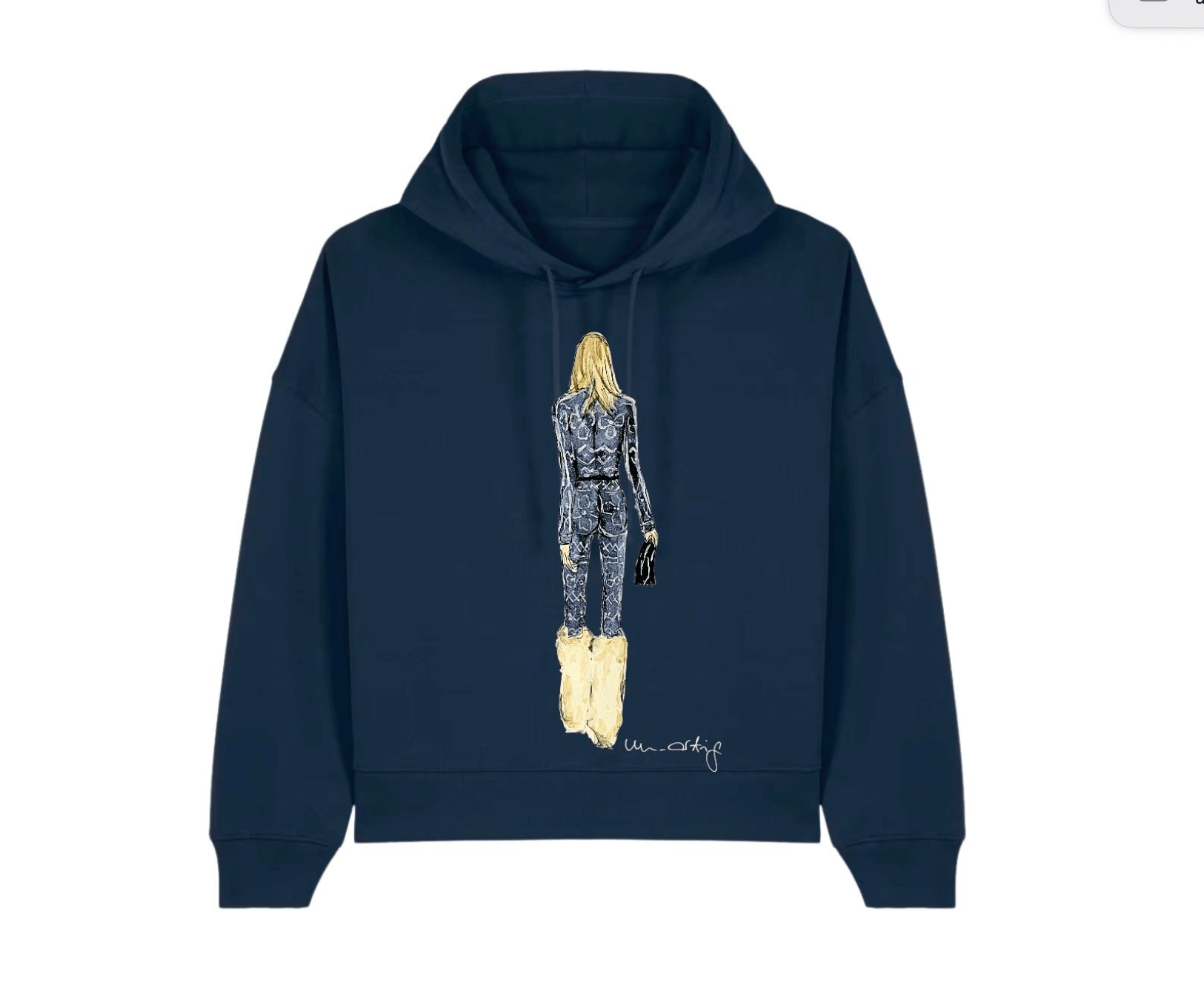 Unartig Premium Cotton Hoodie - Navy Blue Winter Essential - Peggell Mallorca SL