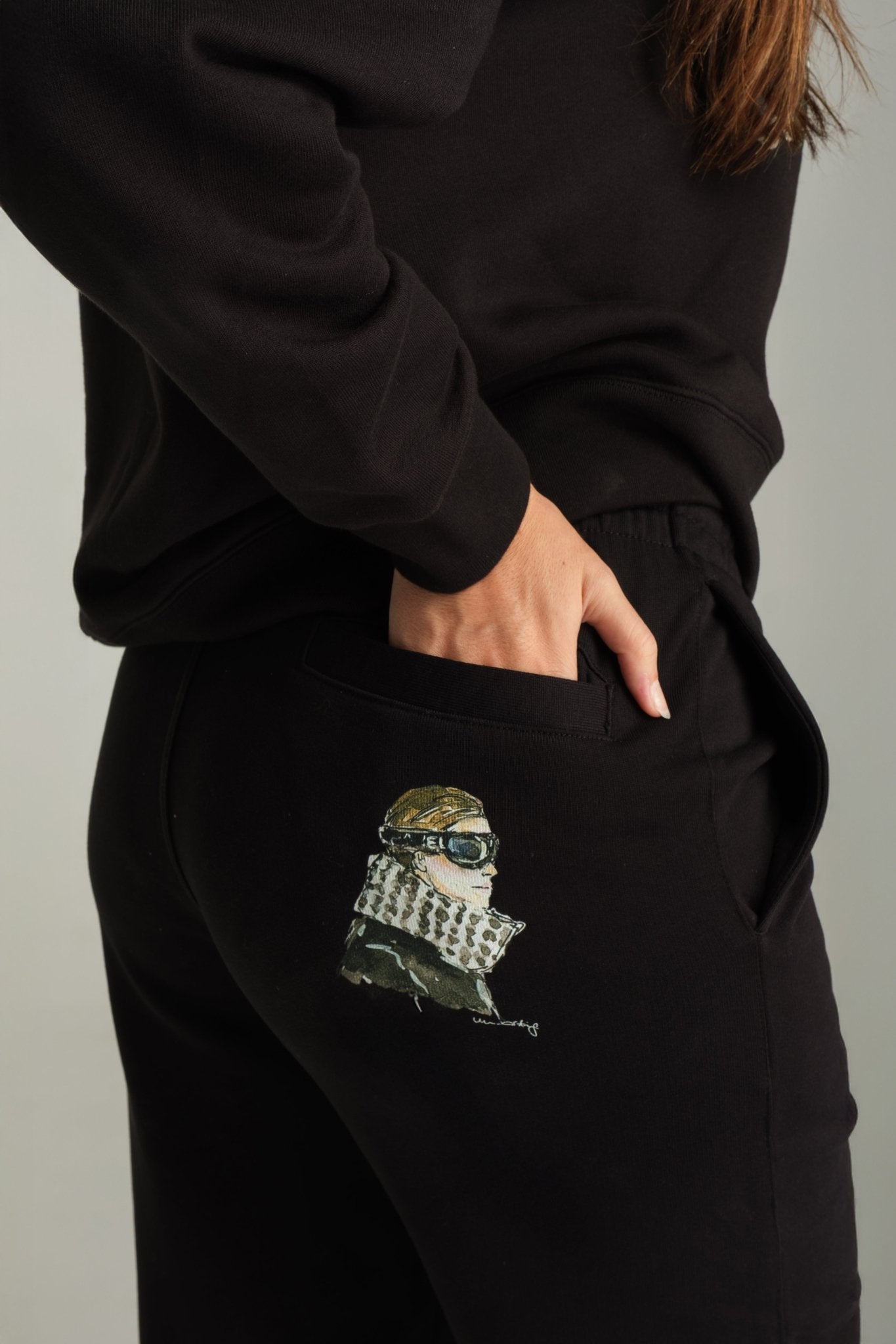 Unartig Sweatpants Schwarz 100% Baumwolle | Sophisticated Comfort - Peggell Mallorca SL