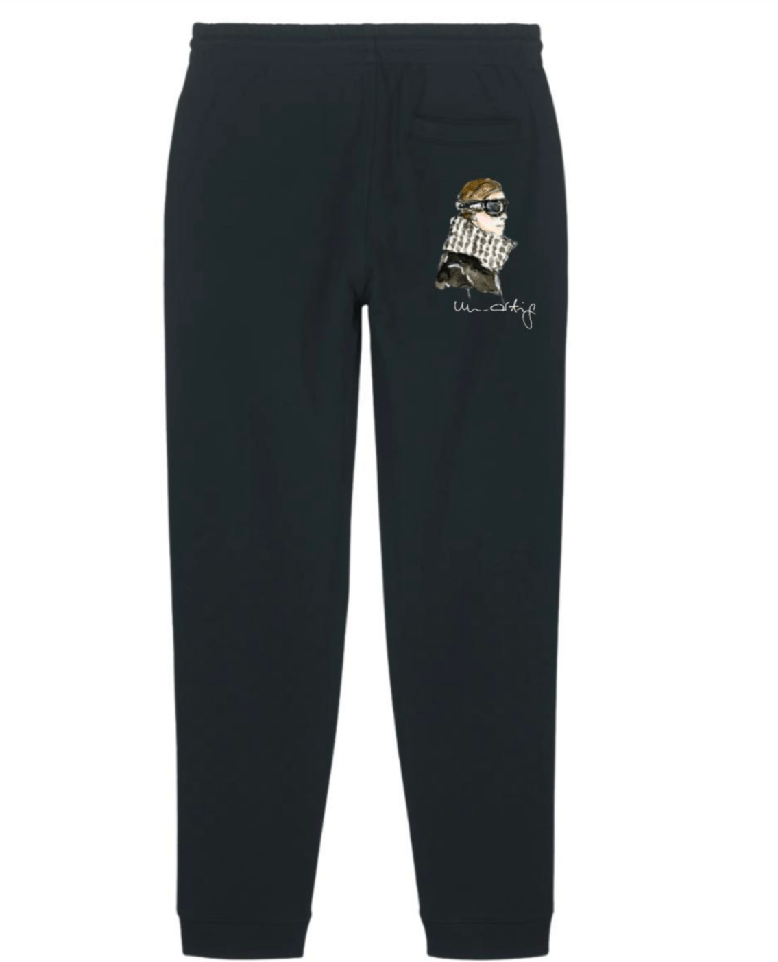 Unartig Sweatpants Schwarz 100% Baumwolle | Sophisticated Comfort - Peggell Mallorca SL