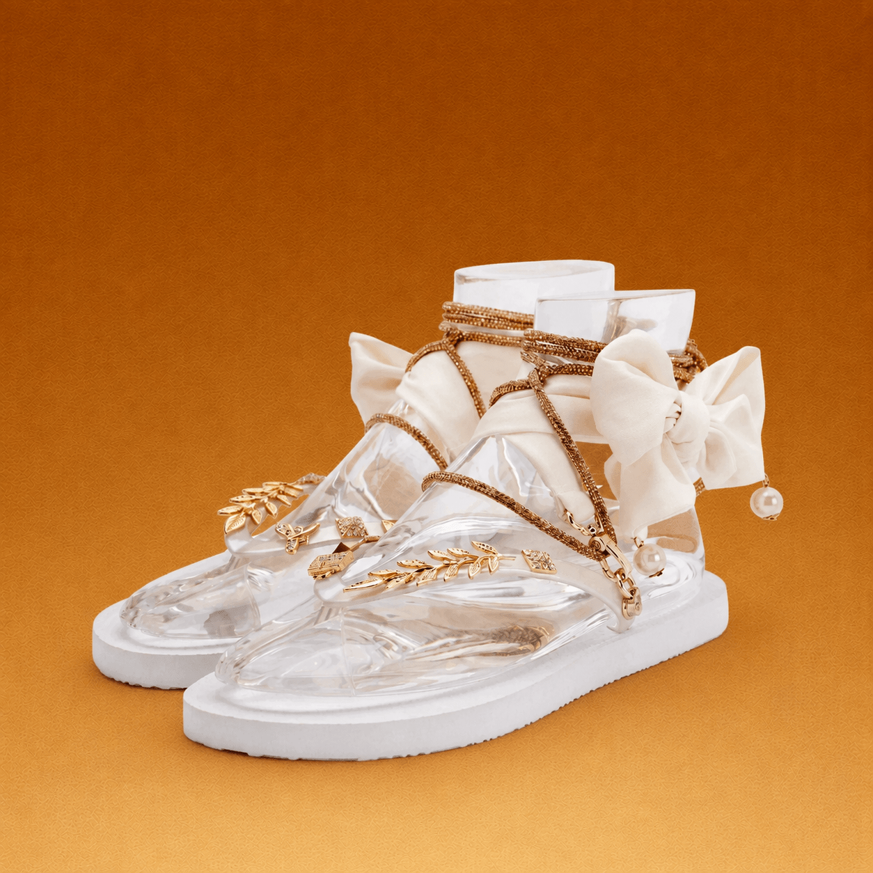 White & Gold Glamflip - Peggell Mallorca SL
