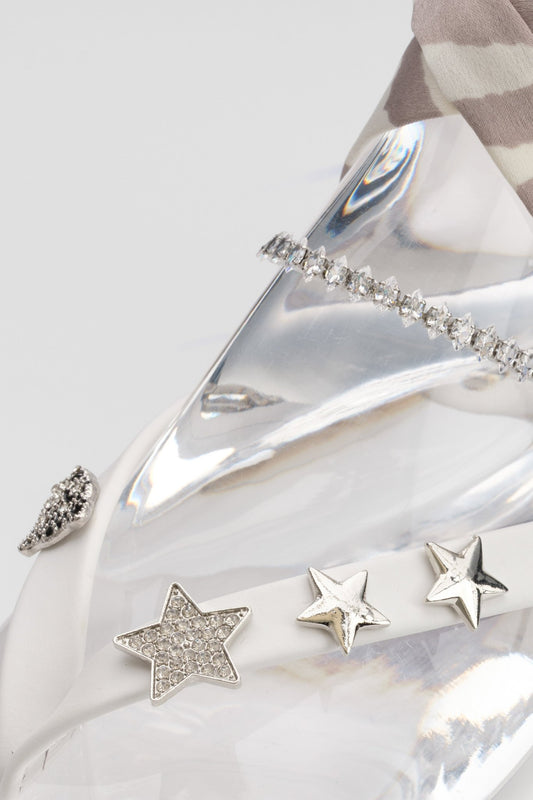 White Leather Glamflip - Peggell Mallorca SL