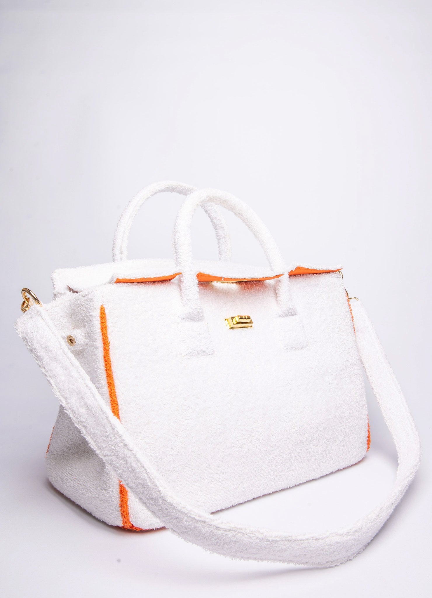 White Terry Bag - Peggell