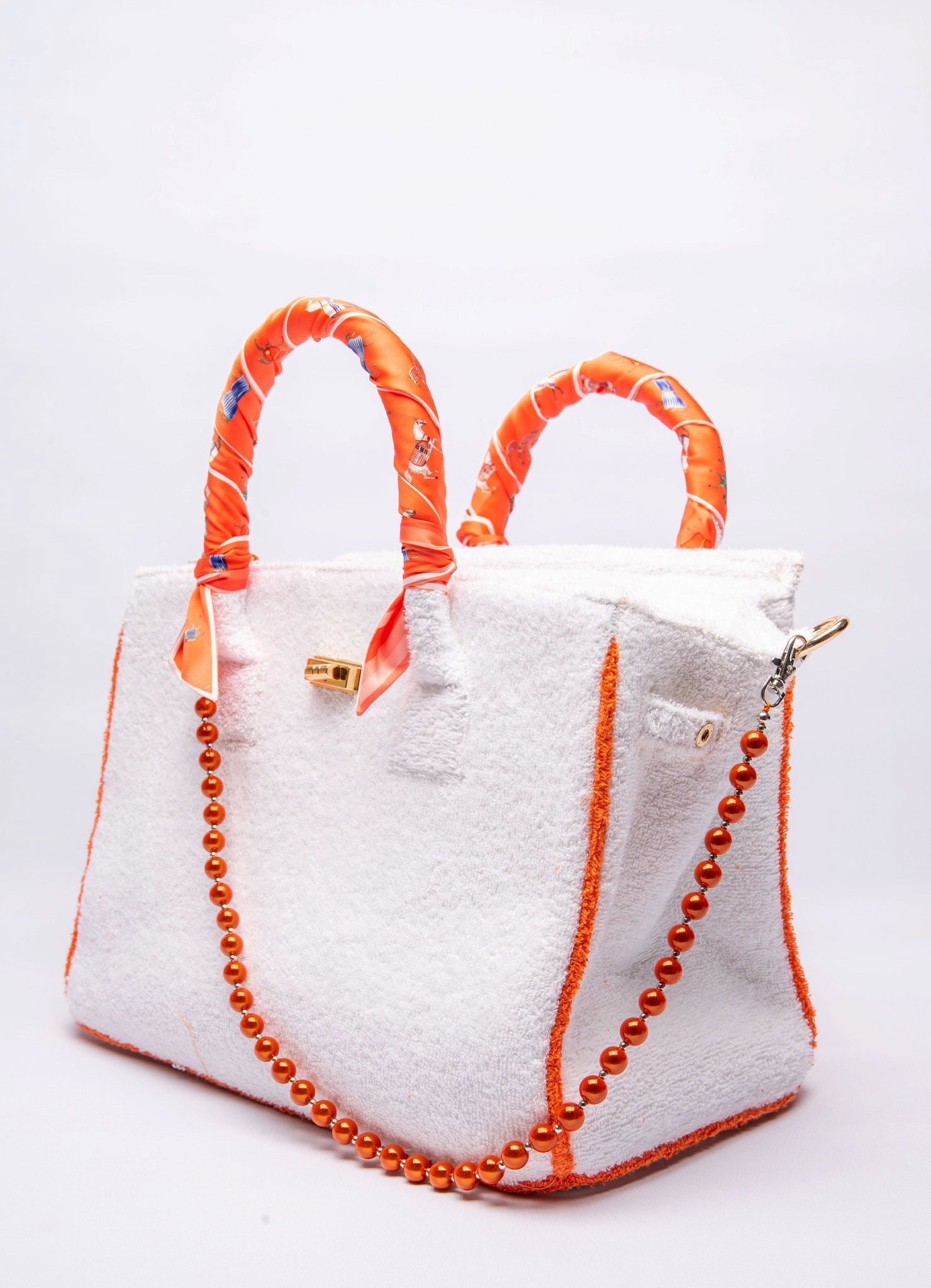 White Terry Bag - Peggell