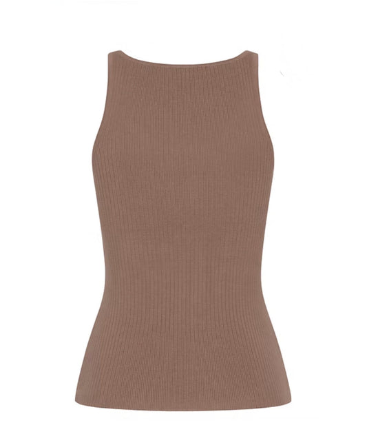 Willow Mocha Top by Gitta Banko - Peggell Mallorca SL