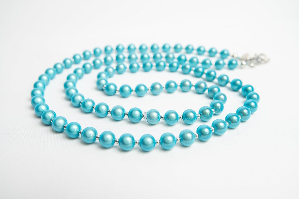 Handy necklace aqua blue - Peggell