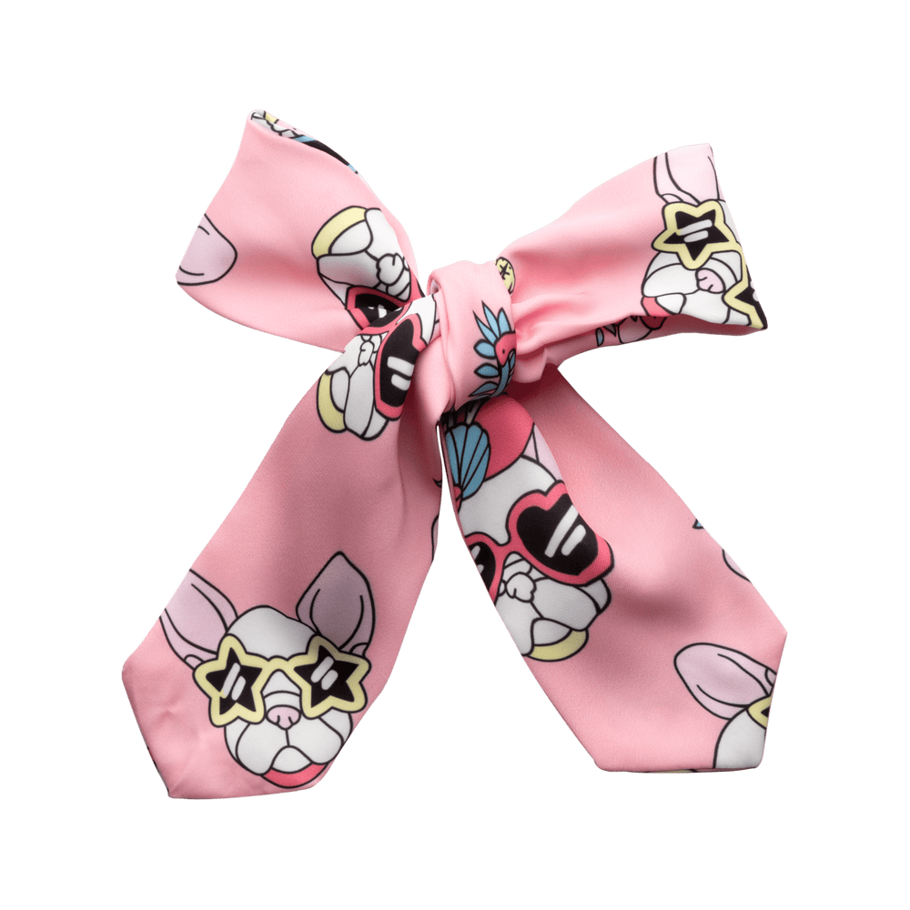 Pink frenchie ribbon - Peggell