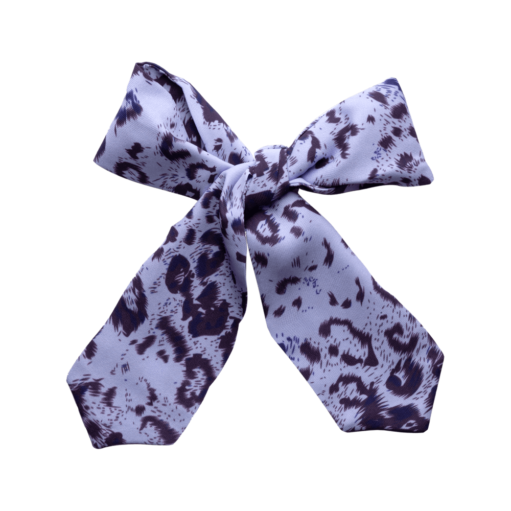 Purple leopard ribbons - Peggell