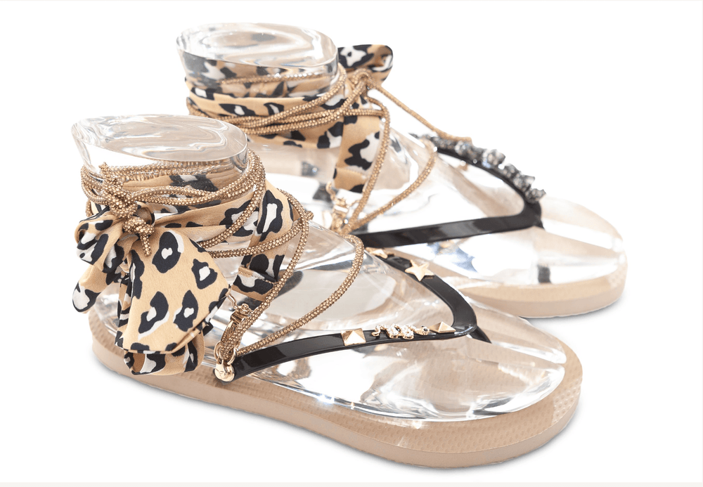 Wild sparkle glamflip. Exclusive and glamorous type of flip flops - Peggell